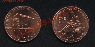 1 цент США 2 шт. (юбилейка) до7.09.10. в 21-00 мск - Изображение 130