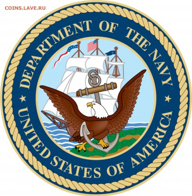 Монеты с Корабликами - Seal_of_the_United_States_Department_of_the_Navy..JPG