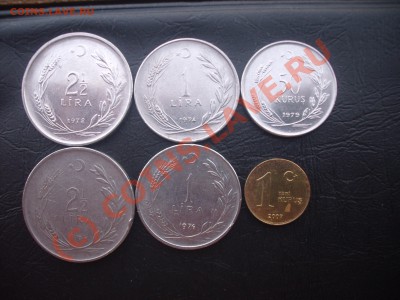 Монеты турции 1964,74,76,78,79,2007г  до 08.09.10  21:00 МСК - и1г