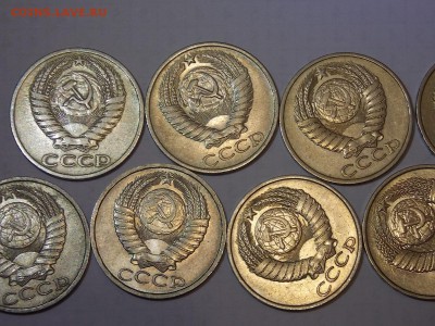 50 копеек 1966-1987 10 штук с рубля 11.11.2015 22:00 - DSCN9671.JPG