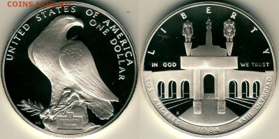 США, доллар 1984, пруф - до 22-00мск 12.11 - usa-1d-1984