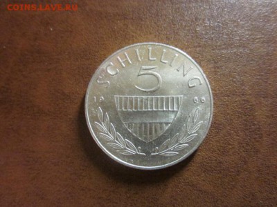 1966 Австрия, 5 Sch, серебро, до 16.11 в 22-15 мск - IMG_3350.JPG