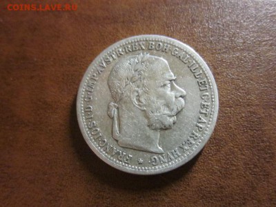 1899 Австрия, 1 кр, серебро, до 16.11 в 22-15 мск - IMG_3355.JPG
