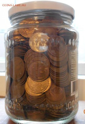 Лот монет 3 и 5 копеек 1961-1991гг. 2,5 кг. - DSCN2656