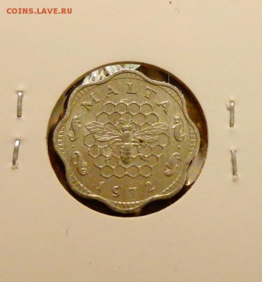 МАЛЬТА - 3м 1972 ПЧЕЛА до 17.11, 22.00 - Мальта 3 миля волнистая пчела-1