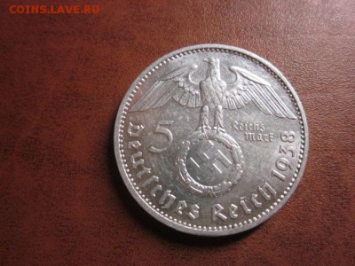 1938 Третий рейх, 5 М А, серебро, до 16.11 в 22-15 мск - IMG_3406.JPG