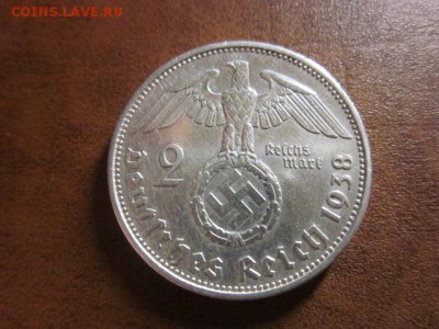 1938 Третий рейх, 2 М А, серебро, до 16.11 в 22-15 мск - IMG_3424.JPG