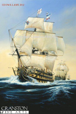 Монеты с Корабликами - HMS Victory_Randall Wilson