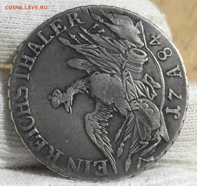 Пруссия талер 1784 года на подлинность и оценку. - 4
