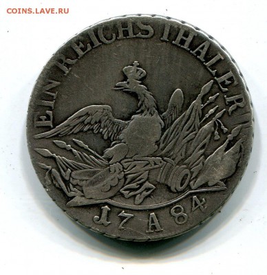 Пруссия талер 1784 года на подлинность и оценку. - img189