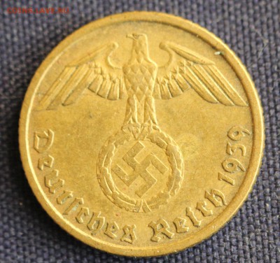 С 1 руб. РЕЙХ 5 пфеннигов  1939г."А" БРОНЗА до 18.11.15г. - IMG_8733.JPG