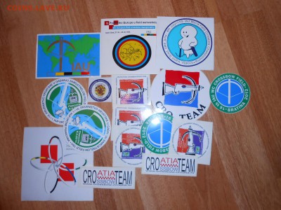 Федерация стрельбы из арбалета, Хорватия, наклейки - DSCN1777.JPG