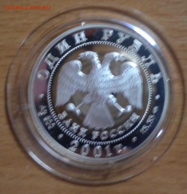 1 руб. 2001 Красная книга. Западносибирский бобр 16.11 22-05 - бобр1.JPG