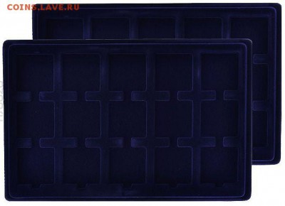 Фикс Планшет на 15 монет в холдерах и квадро кап. Leuchtturm - 1