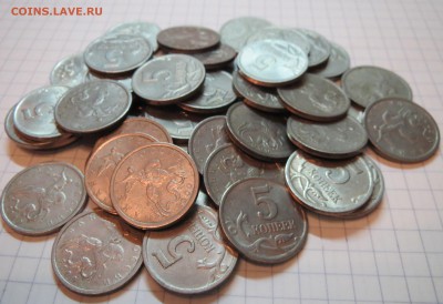 5 копеек 2000 сп ___ 55 штук. Хорошие. до 15.11.15 в 22:05 - IMG_3674-1