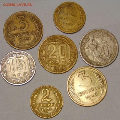 20 копеек 1942 г. БРОНЗА    Определение подлинности - DSC02703.JPG
