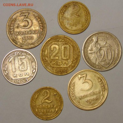 20 копеек 1942 г. БРОНЗА    Определение подлинности - DSC02704.JPG