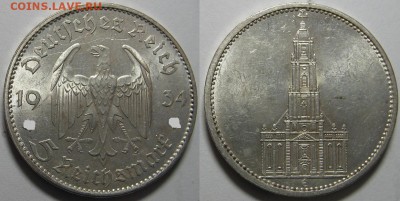 5 RM 1934 Е                        (кирха без даты) - оценка - 2 RM 1934 E.JPG