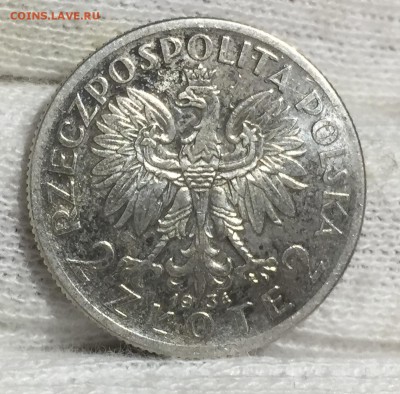 Польша 2 злотых 1934 НЕЧАСТЫЙ ГОД+КОШЕРНА до 17.11. в 22:30 - 11