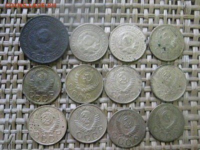 3 копейки, 12 шт. 1924-1957г. Без повтора. До 19.11.2015г. - 19 и 20 039.JPG