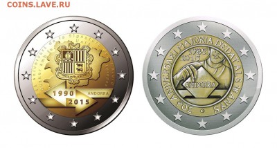Юбилейные и памятные 2 евро 2011 - ... гг - Андорра_2 евро_2015_на Форум_2