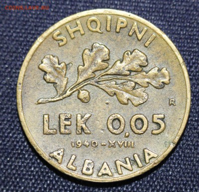 С руб. АЛБАНИЯ под ИТАЛИЕЙ 0,05лек 1940г НЕ ЧАСТАЯ до 20.11. - IMG_8815.JPG