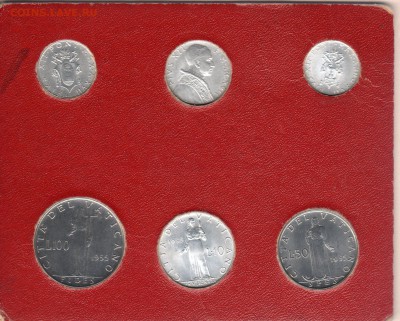 Ватикан годовой набор 1955 UNC (20.11) - img034