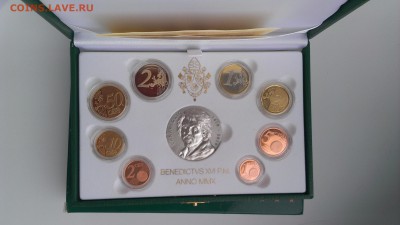 Ватикан годовой набор евро 2010 пруф (20.11) - IMAG2377