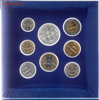 Сан Марино годовой набор 2001 UNC (20.11) - img013