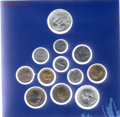 Италия годовой набор 1998 UNC (20.11) - img017