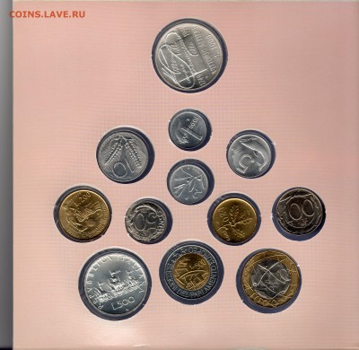 Италия годовой набор 1999 UNC (20.11) - img020