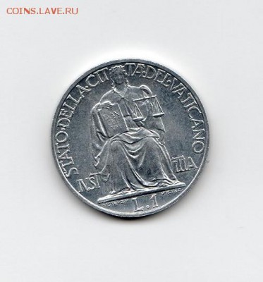Ватикан 1 лира 1948 UNC (20.11) - img043