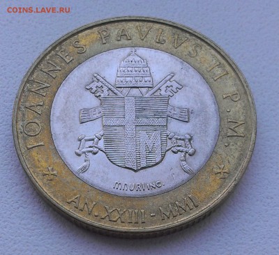 Ватикан 1000 лир 2001 БИМ (17.11) - 0