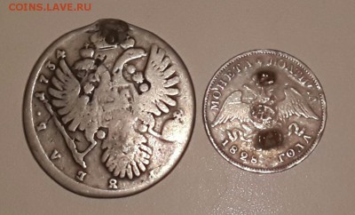 РУБЛЬ 1734  И ПОЛТИНА 1828 .  БЮДЖЕТНЫЕ . КОРОТКИЙ  ! - 20151115_201508-1