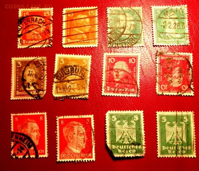Марки Германия-рейх,гашёные 12 шт. до 20.11.15г. до 22-00 - DSCF5811.JPG