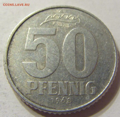 50 пфеннигов 1968 год ГДР до 18.11.2015 22:00 МСК - 0321.JPG