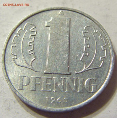 1 пфенниг 1960 год А ГДР до 18.11.2015 22:00 МСК - 0375.JPG