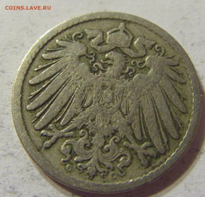 5 пфеннигов 1892 год G Германия до 18.11.2015 22:00 МСК - 0420.JPG