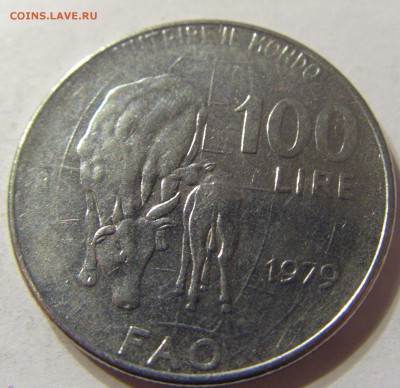 100 лир 1979 год Италия ФАО до 18.11.2015 22:00 МСК - 0463.JPG