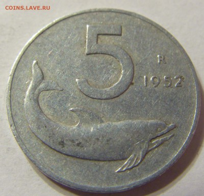 5 лир 1952 год Италия до 18.11.2015 22:00 МСК - 0489.JPG
