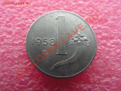 -Италия- 1 лира 1958 -- 13,09 22-00 - PICT0717.JPG