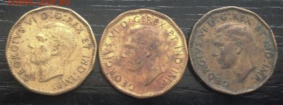 A35 Канада 5¢ 1943 Tombac George VI 3 шт. до 21.11 в 22°° - A34 5c 1943_2