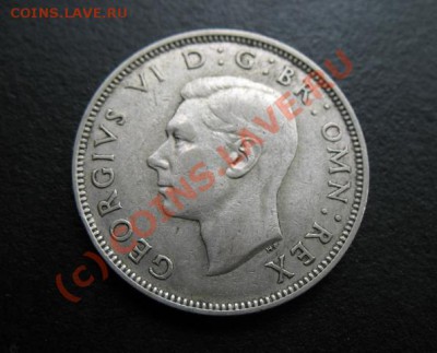 Британия, серебро, 1944 г, 2 Sh, до 14.09 в 21-30 мск - бр 1944 2 ш а