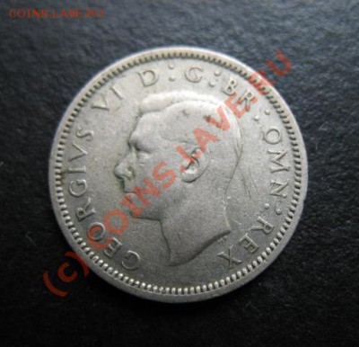 Британия, серебро, 1945 г, 6 Р, до 14.09 в 21-30 мск - бр 1945 6а