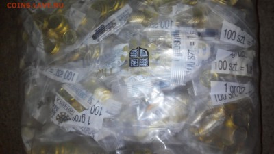 Мешки 1 и 2 гроша UNC Польша Royal Mint 2014 - 20151114183447