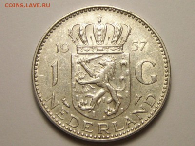 1 Гульден 1957 года Ag до 16-11-15 в 22-30 по МСК - STCz_h4m7PA