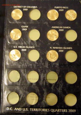 США Наборы Парки Президенты Территории в альбомах ФИКС - 9