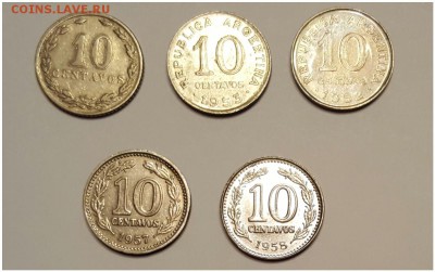 Аргентина - небольшая подборка монет на оценку и продажу - image