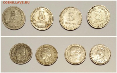 Аргентина - небольшая подборка монет на оценку и продажу - image