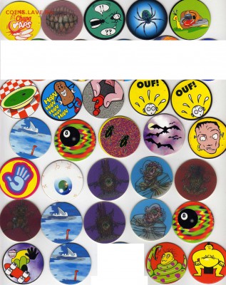 Фотоаппараты,вкладыши от жевачек, визитки, карточки на обмен - Вкладыши круглые82